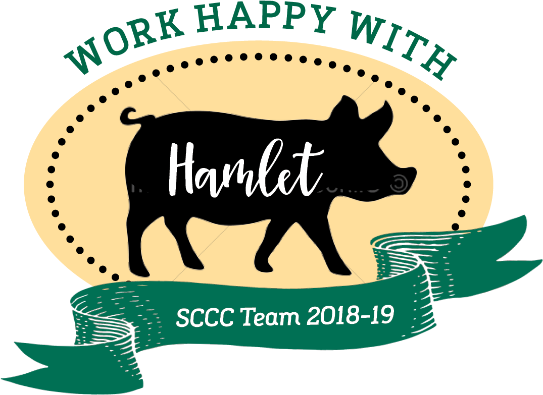 Hamlet Silhouette Badge Clipart (1192x873), Png Download