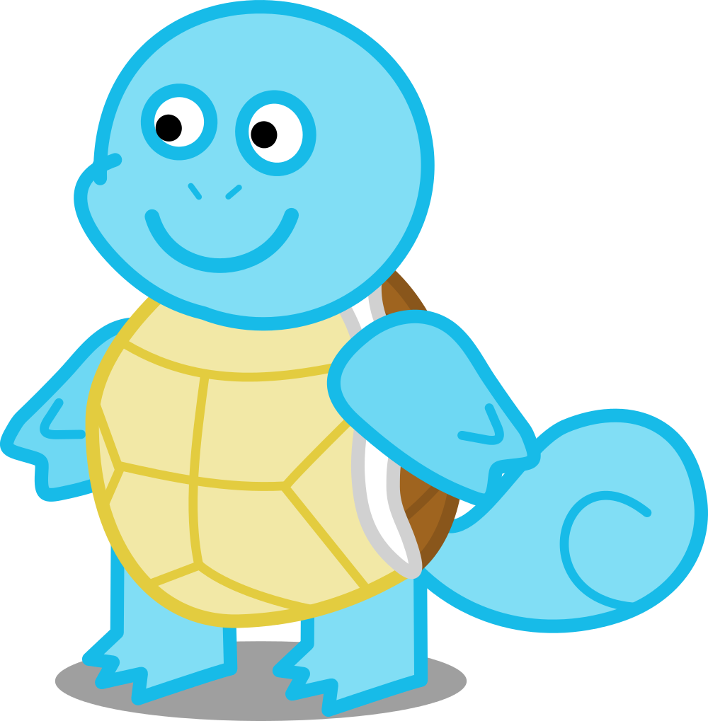 Squirtle - Peppa Pig Clipart (1000x1019), Png Download