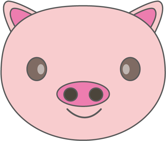 Pig - Free Illustration Clipart (640x640), Png Download