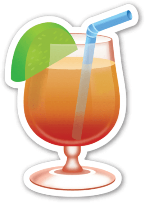 Free Png Download Tropical Drink Emoji Png Images Background Clipart (480x664), Png Download