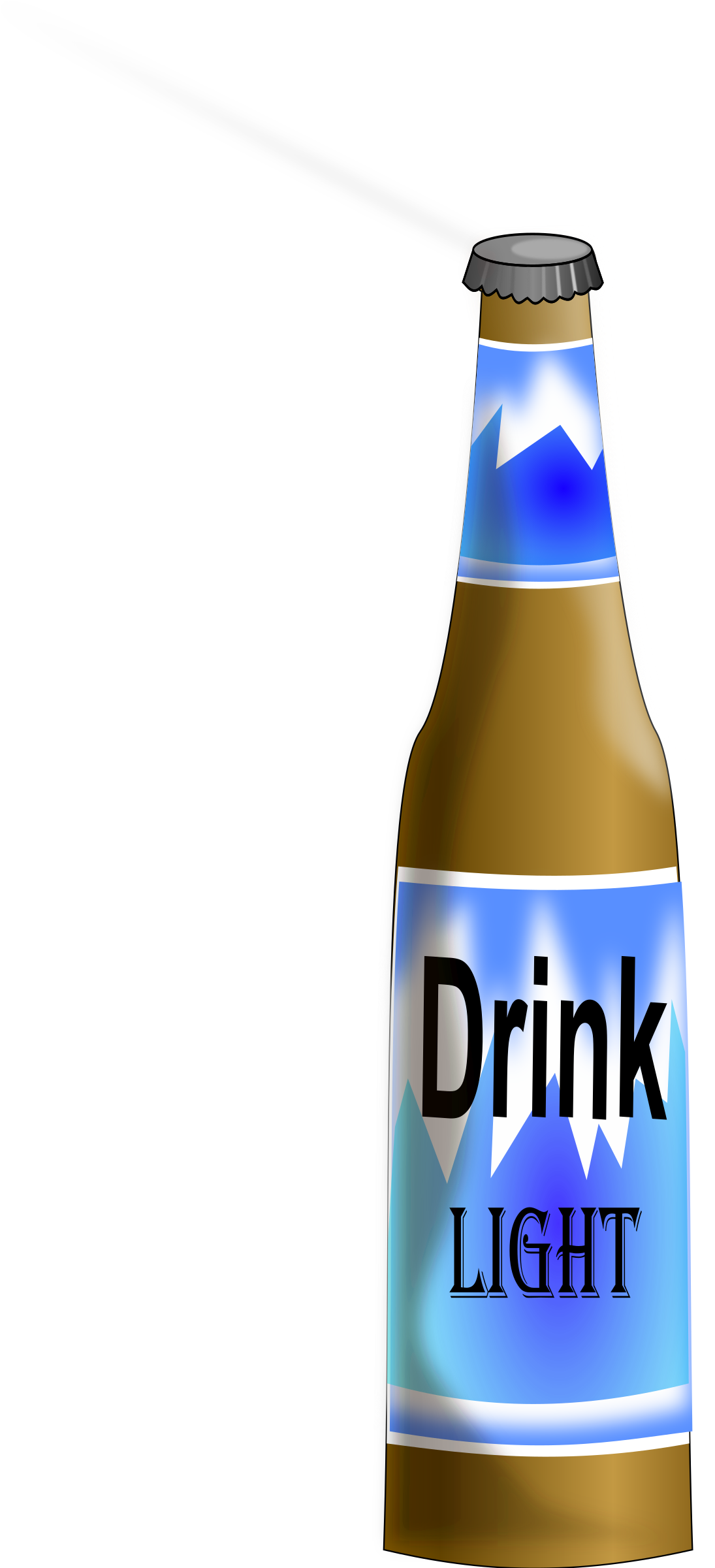Beer Bottle Clipart (1697x2400), Png Download