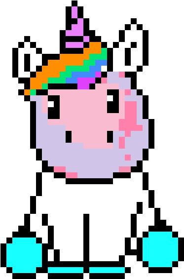 Cute Unicorn Clipart (1200x1200), Png Download