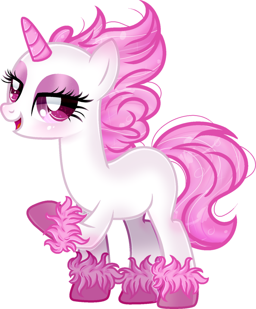 Pink Unicorn Png Clipart (850x1024), Png Download