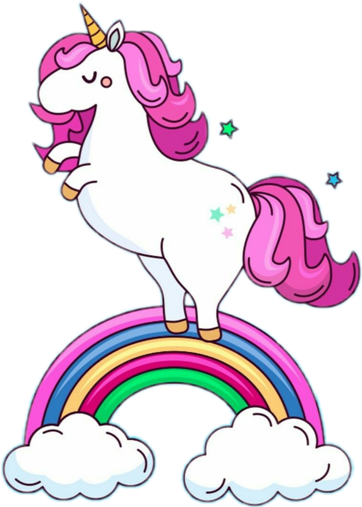 Unicornio Sticker Clipart (1024x1024), Png Download