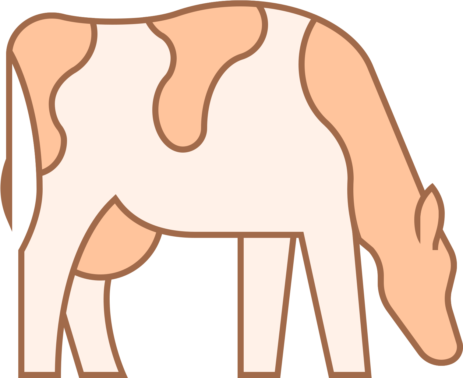 Cow Breed Icon Clipart (1600x1600), Png Download