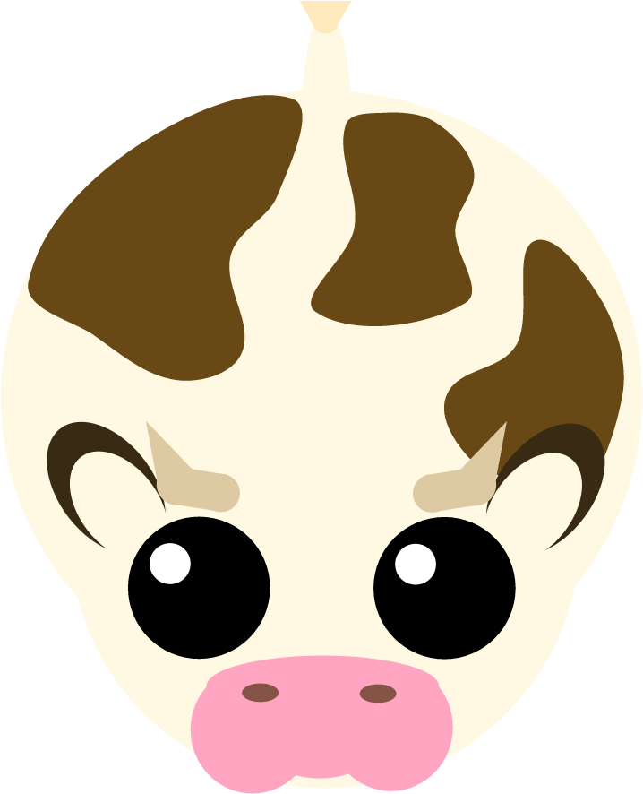 Brownspot Cow Skin Clipart (1000x1000), Png Download