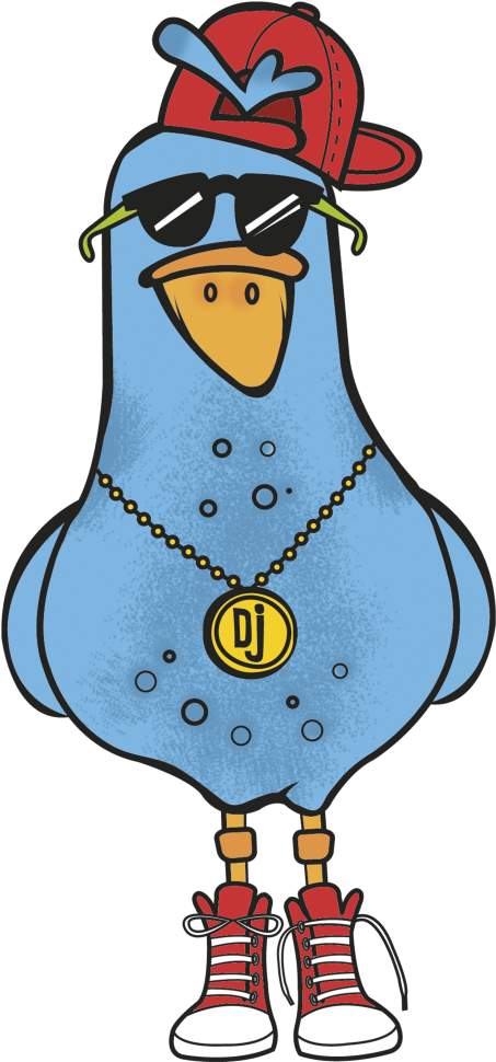 Ziggy Pigeon Hit Squad Clipart (791x1024), Png Download