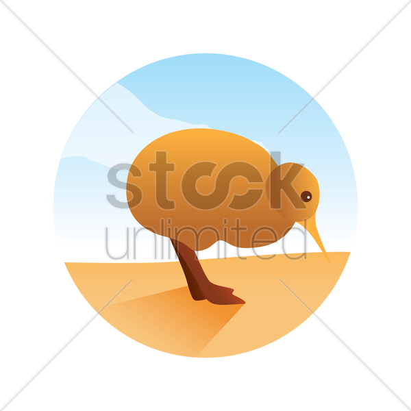 Kiwi Bird Clipart Transparent - Png Download (600x600), Png Download