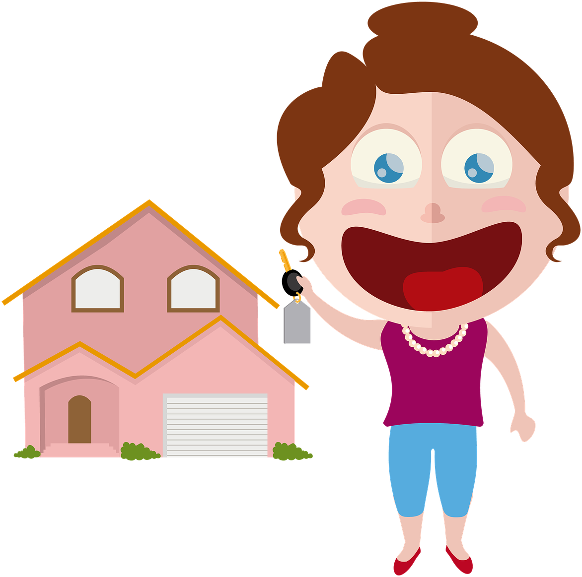 Purchase Home Key Clipart (1212x1280), Png Download