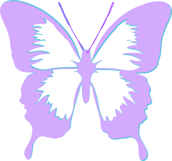 Butterfly Svg Clip Arts 600 X 563 Px - Png Download (600x563), Png Download