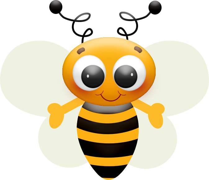Bee Clip Art Butterfly - Png Download (674x582), Png Download