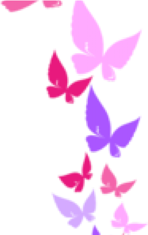 Rainbow Butterfly Clipart Trail - Png Download (640x480), Png Download