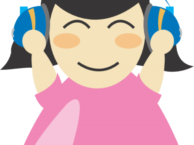 Headphones Clipart Child Music - Png Download (640x480), Png Download