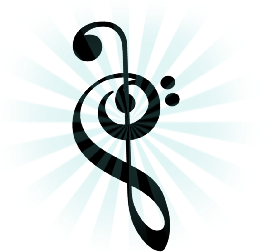 Violin And Bass Key Clipart (844x808), Png Download