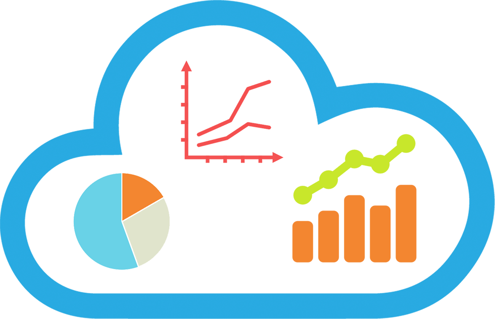 Cloud Accounting Clipart (980x632), Png Download