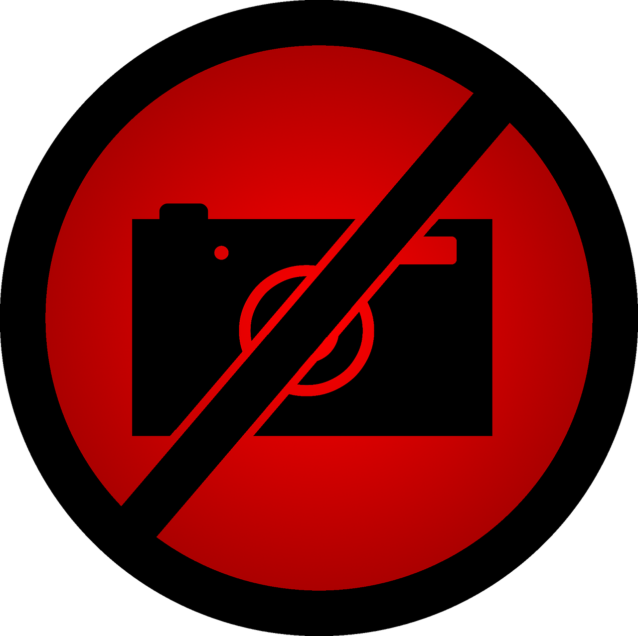 Do Not Take Photos A Ban On Taking Pictures Red Clipart (1280x1277), Png Download
