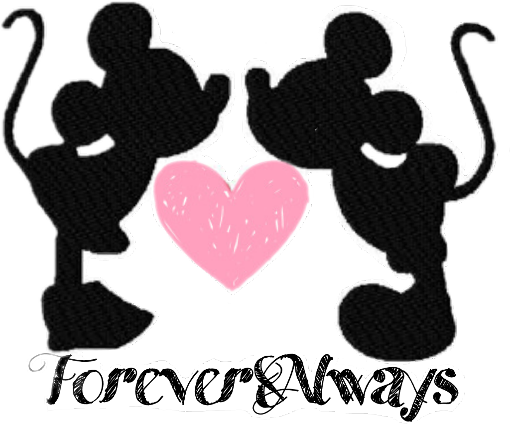 Family Love Cute Relationship Disney Mickey Minnie Clipart (1024x851), Png Download
