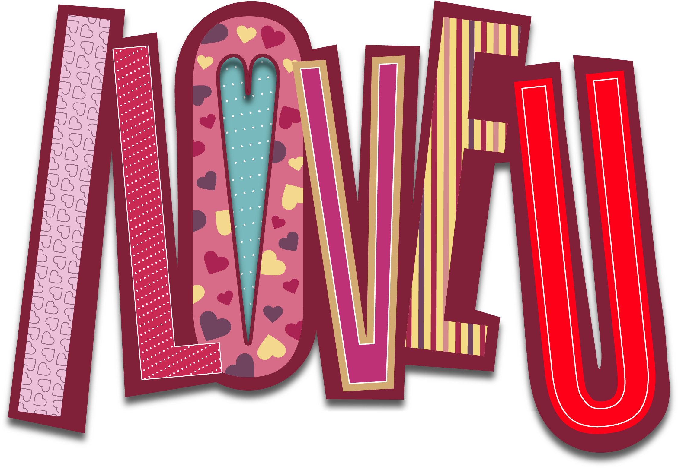 I Love You Clipart Png Image Transparent Png (2699x2798), Png Download