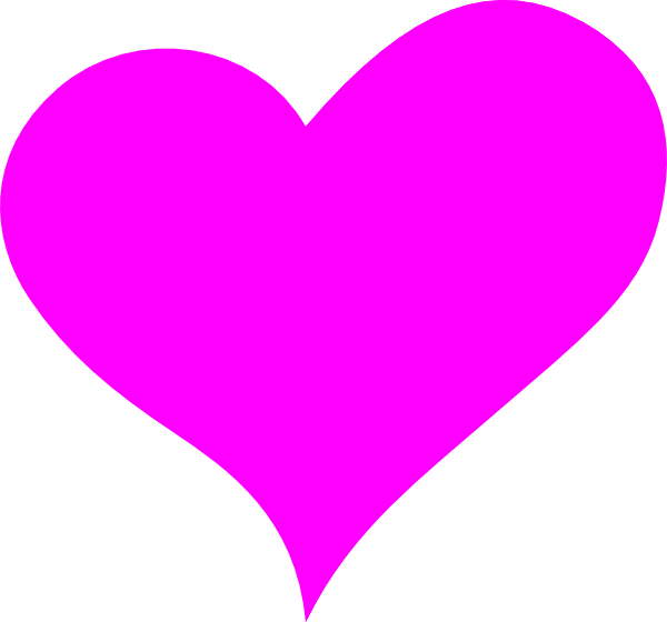 Heart Clip Art At Clker - Png Download (600x560), Png Download
