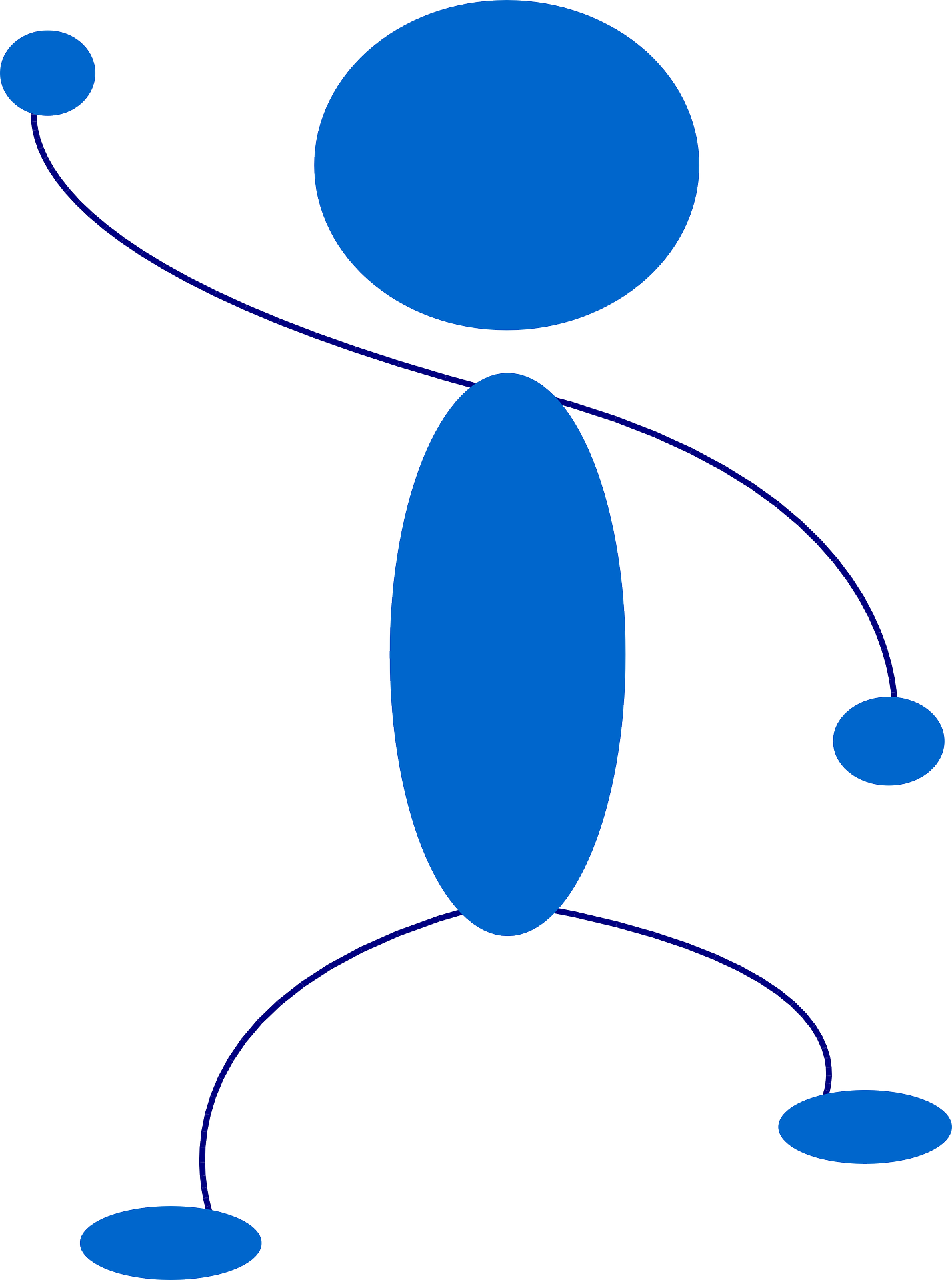 Stickman Stick Figure Waving Man Clipart (1428x1920), Png Download