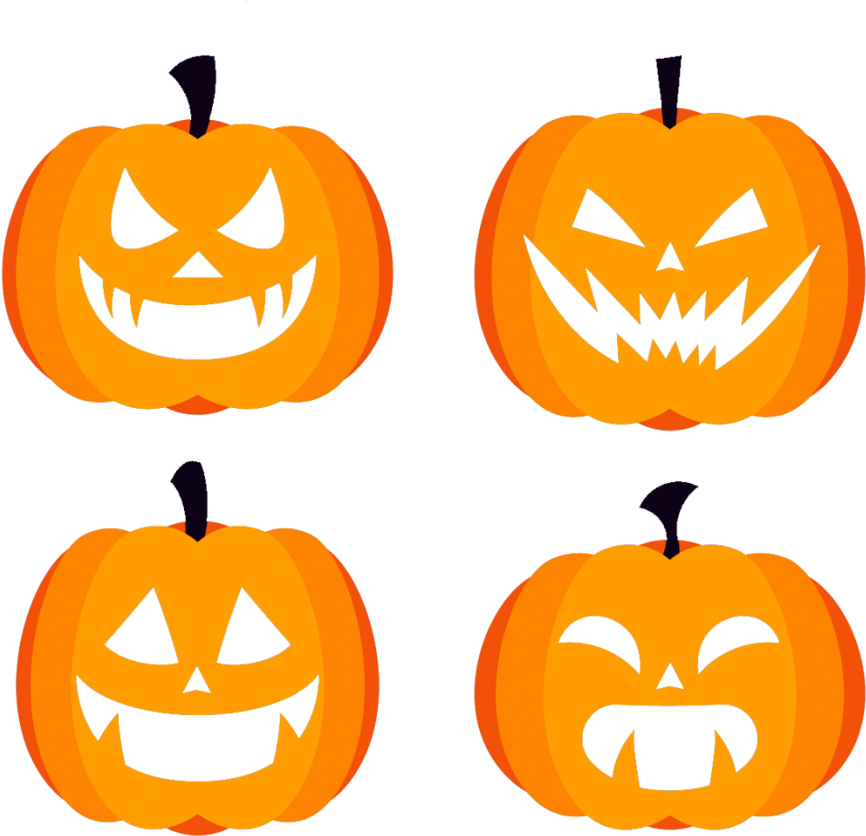 Halloween Vector Free Png Hd Clipart (1019x1024), Png Download
