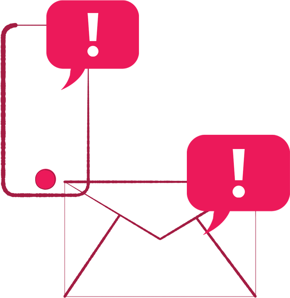 Text And Email Icons Clipart (1000x1000), Png Download