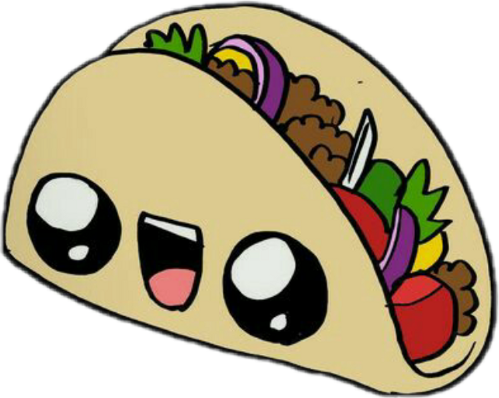 Taco Sticker Clipart (1024x817), Png Download