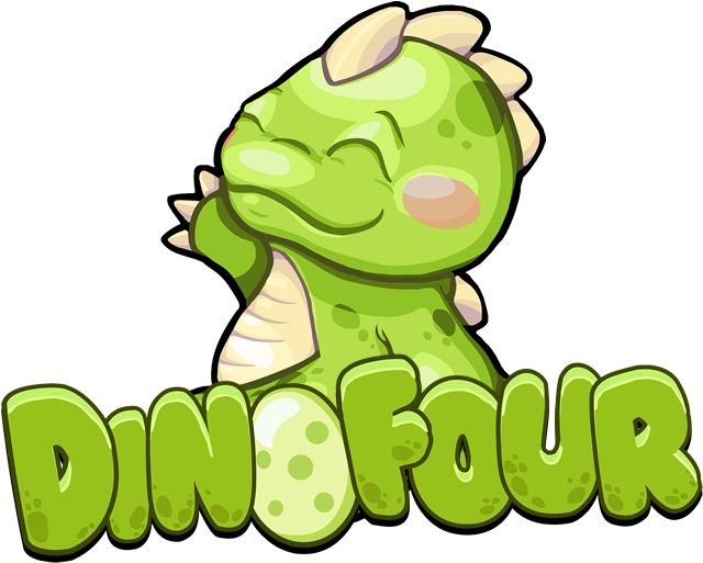 Prehistoric Fun Featuring A Quartet Of Brave Dino's Clipart (960x540), Png Download