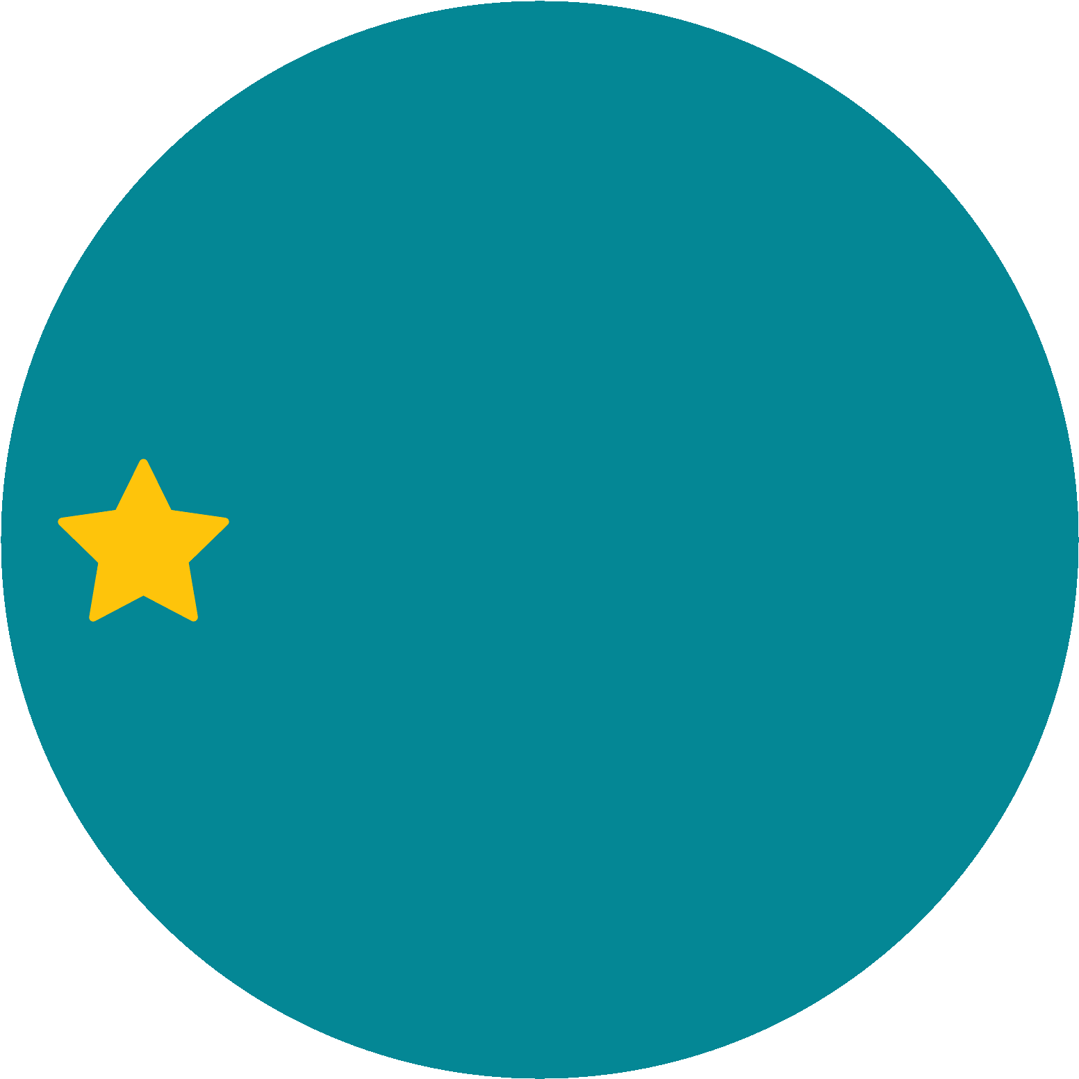 One Of Five Stars Icon Clipart (1600x1600), Png Download