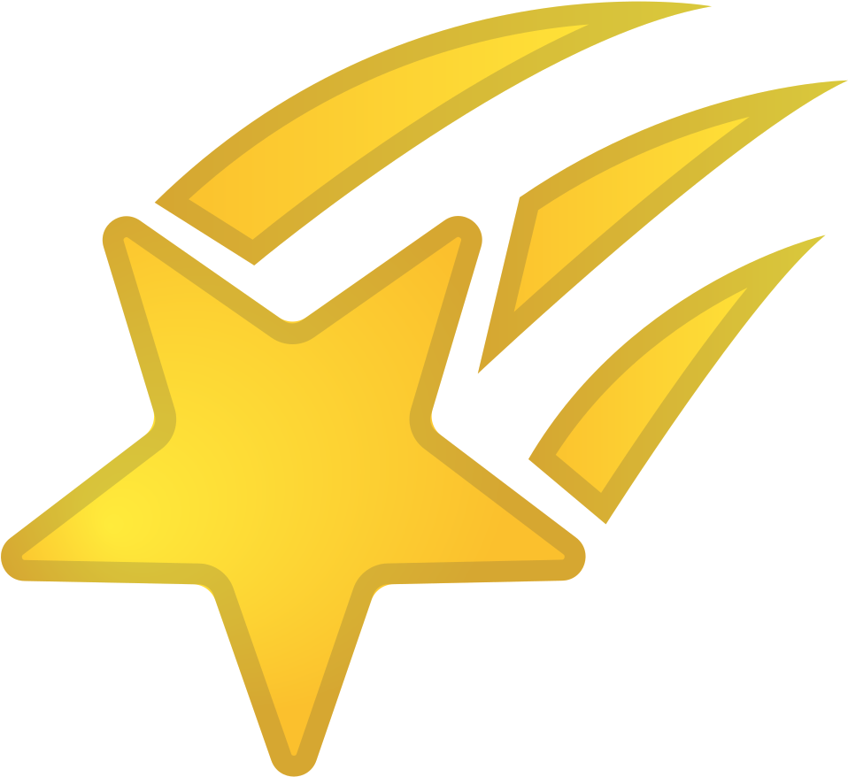 Shooting Star Png Clipart (1024x1024), Png Download