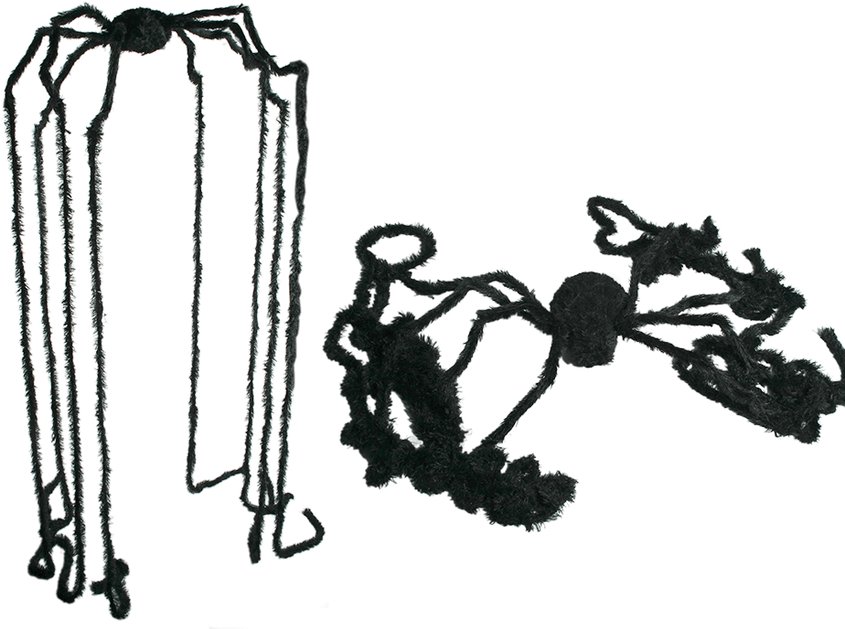 Xxl-plush Spider With 2 Led & Motion Ca Clipart (945x709), Png Download