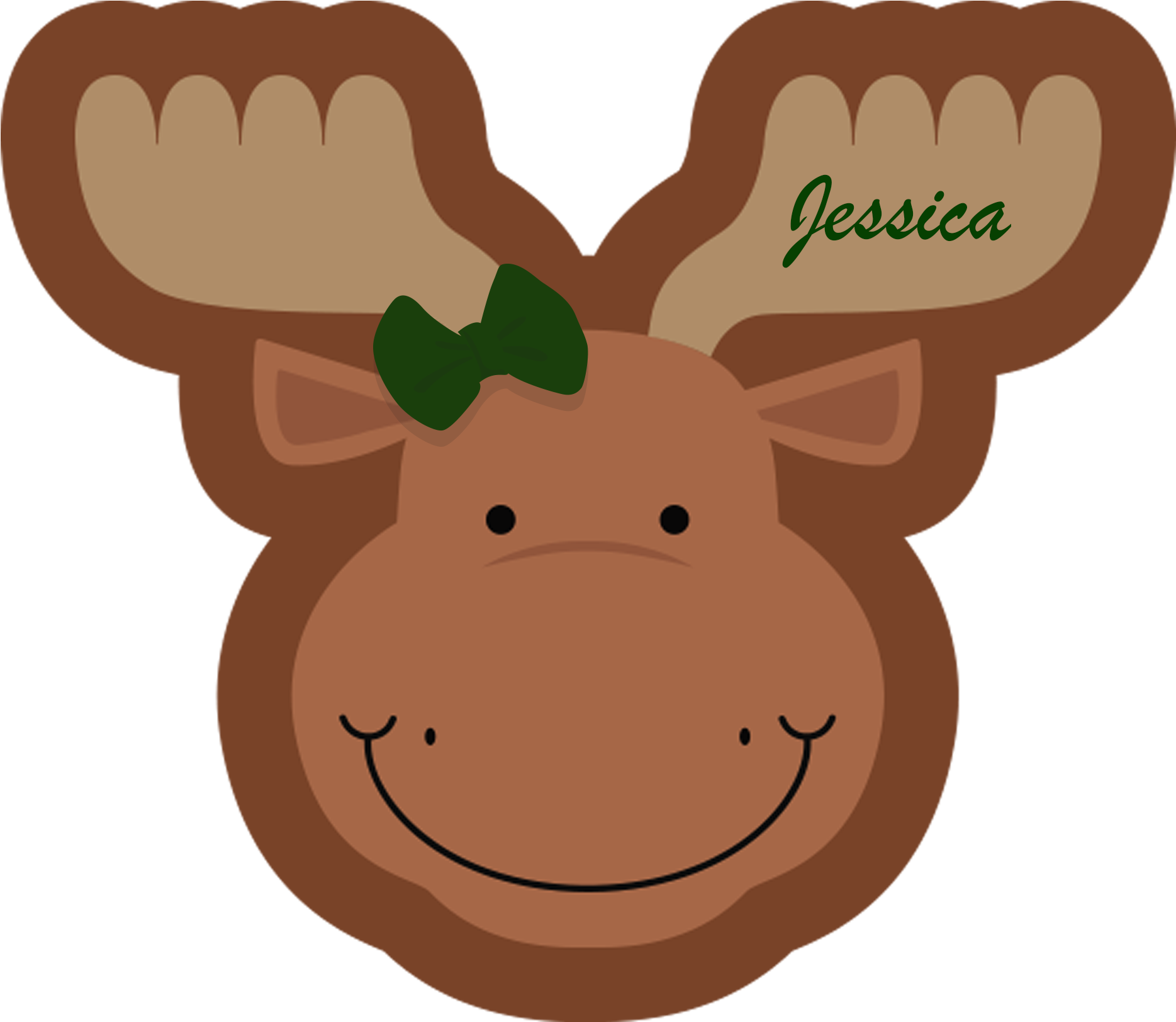 Monty The Moose Happy Blankie Clipart (2000x2000), Png Download
