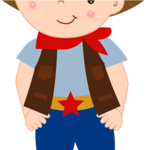 Little Boy Clipart Cowboy - Png Download (640x480), Png Download