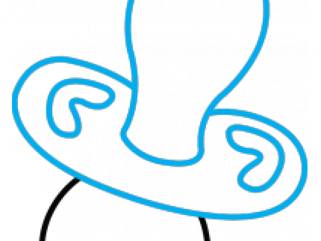 Drawn Baby Baby Pacifier Clipart (640x480), Png Download