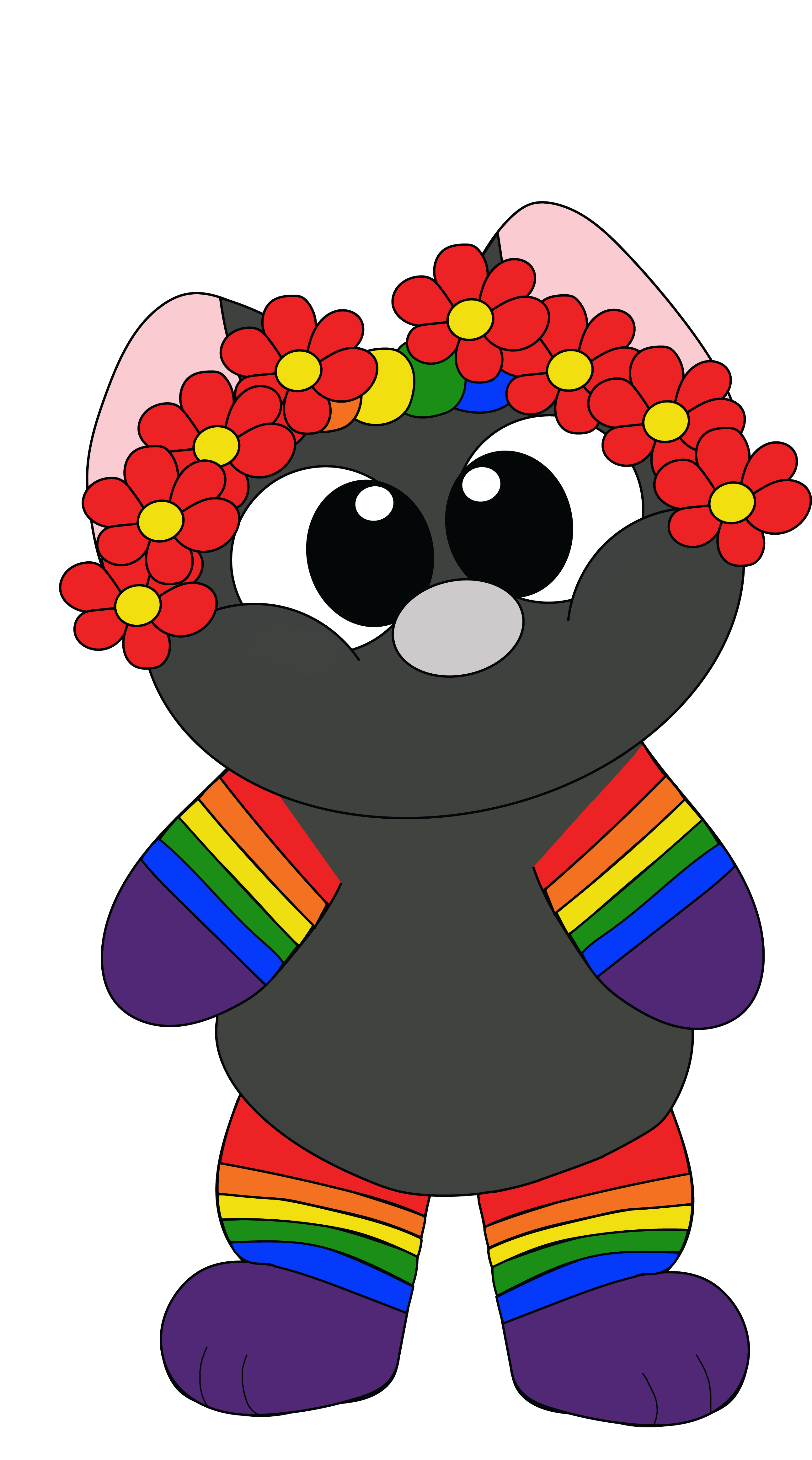 Viva Fiesta Kitty Clipart (3076x5058), Png Download