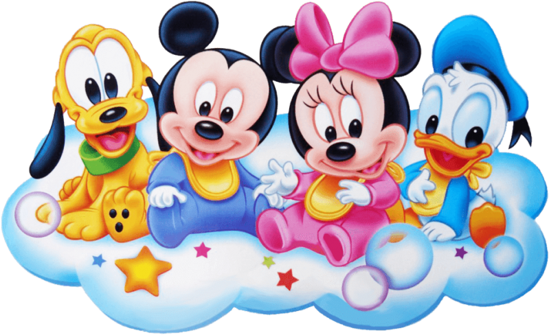 Free Png Download Mickey Babies Clipart Png Photo Png Transparent Png (850x520), Png Download