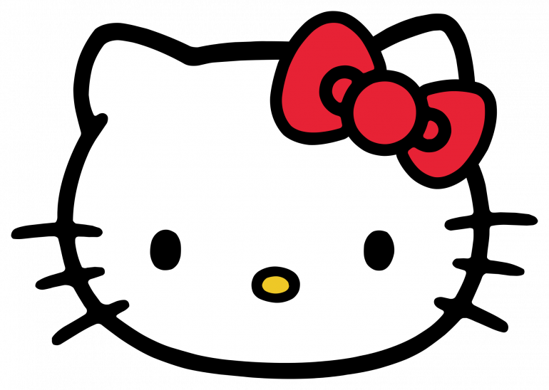 Wonder Woman Teams Up With Hello Kitty Clipart (770x548), Png Download