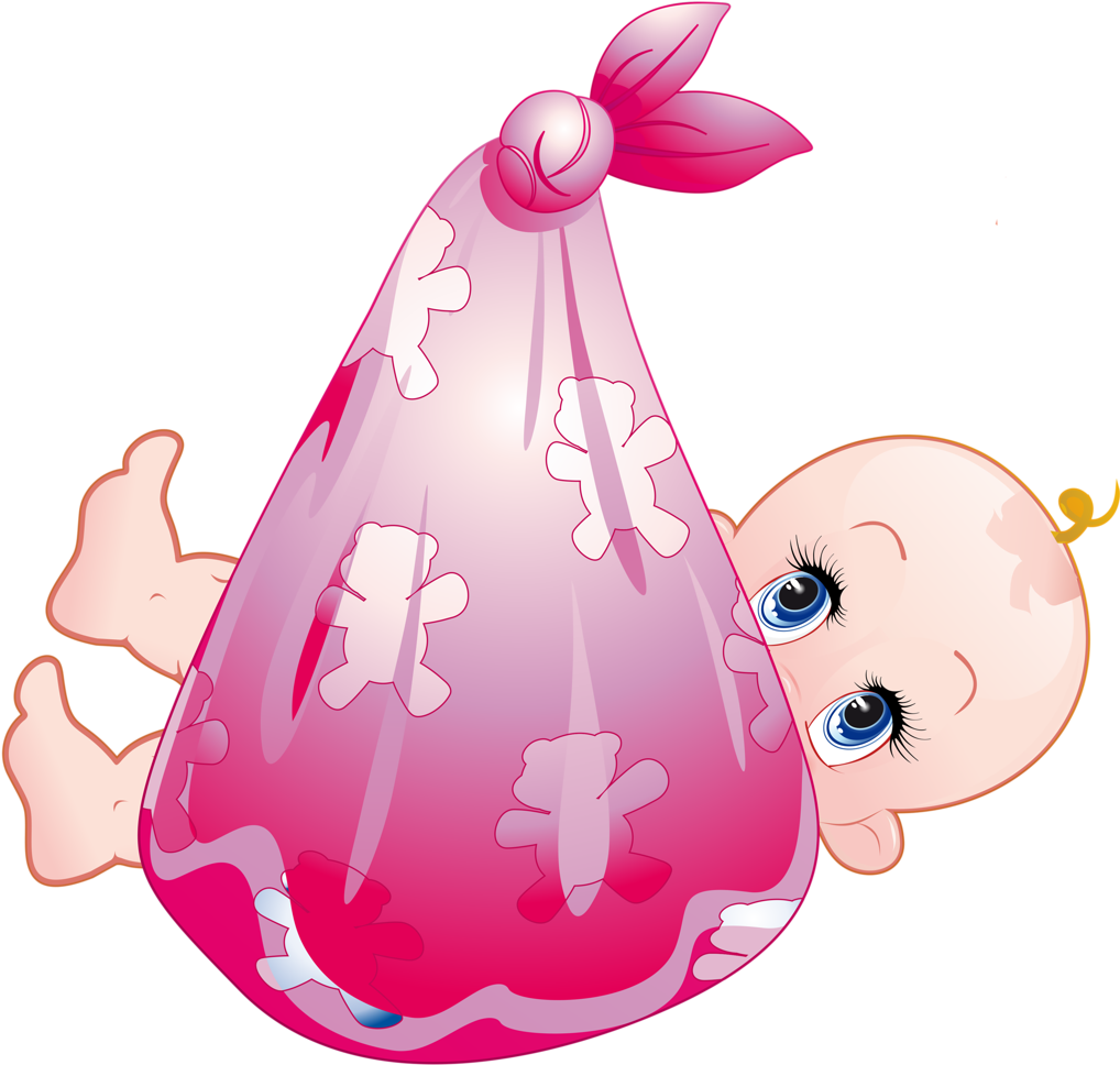 Bebê & Gestante Baby Girl Clipart, Baby Images, Baby - Png Download (1017x1024), Png Download