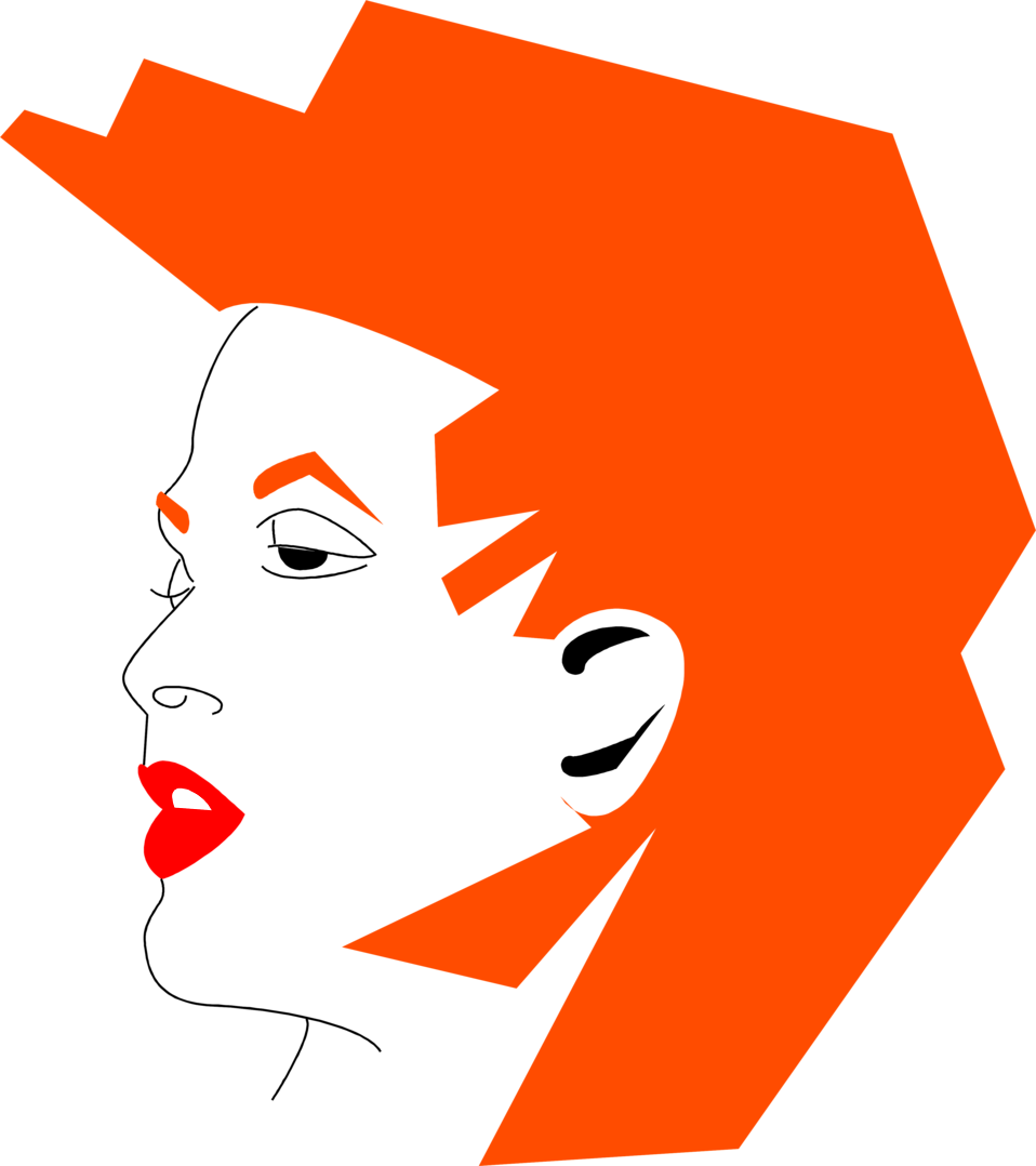 Woman Beautiful Free Stock Clipart (958x1078), Png Download