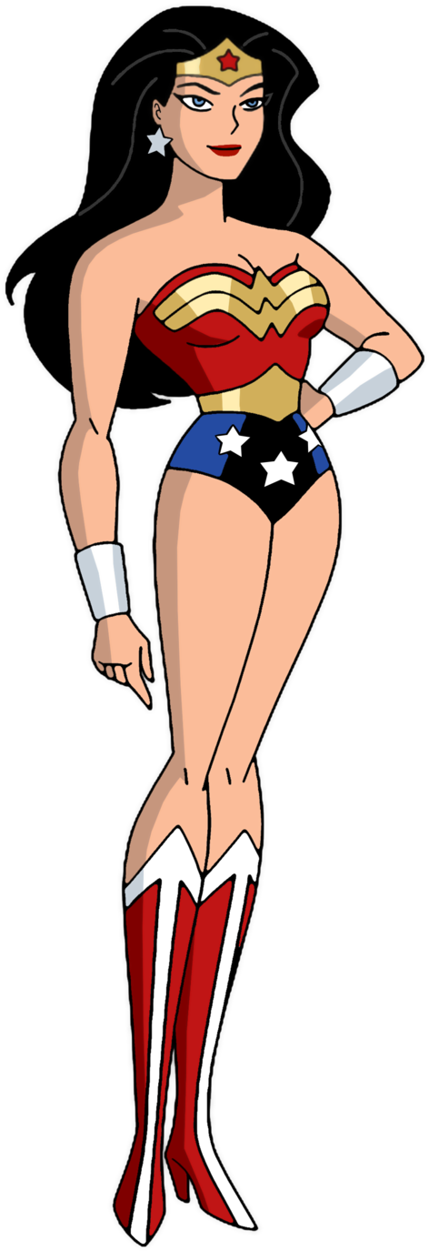 Wonder Woman Clipart Jla - Png Download (566x1411), Png Download