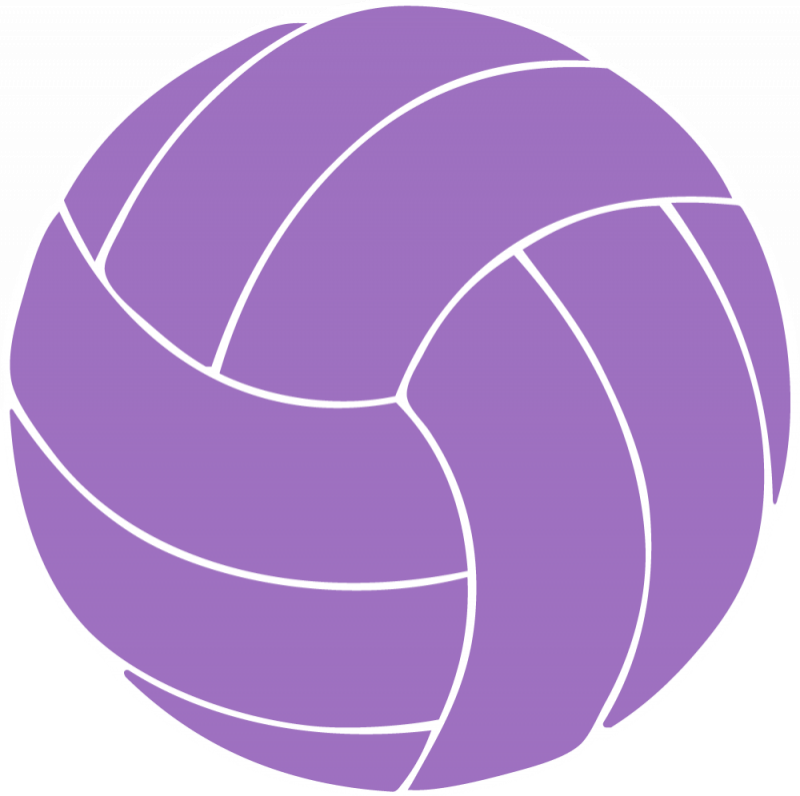 28 Collection Of Purple Volleyball Clipart Png Download Full Size