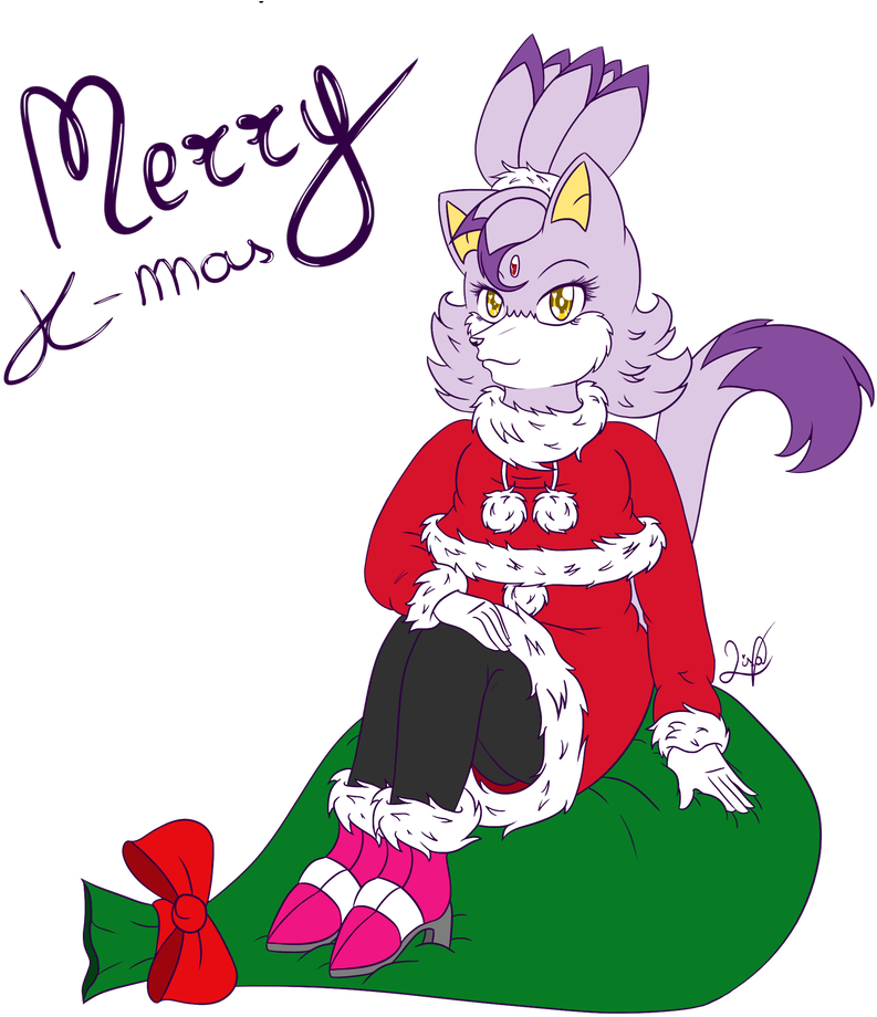 Blaze Wishing A Merry Christmas Clipart (834x959), Png Download