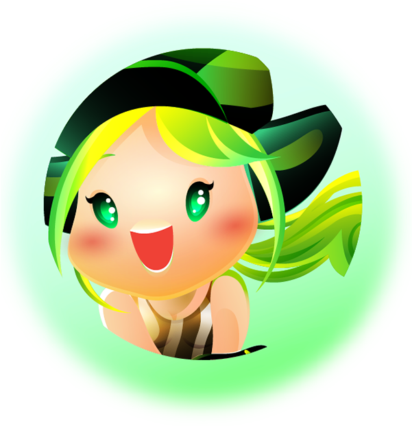 My Personal Illustration, Created Cute Little Mermaids Clipart (600x677), Png Download