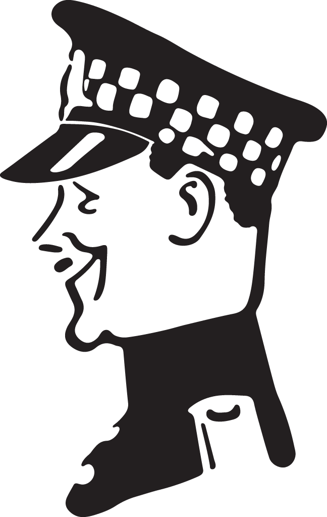 14ca - Police Man Clipart (648x1023), Png Download