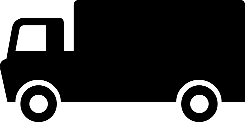 Delivery Truck Outline Comments Clipart (980x490), Png Download