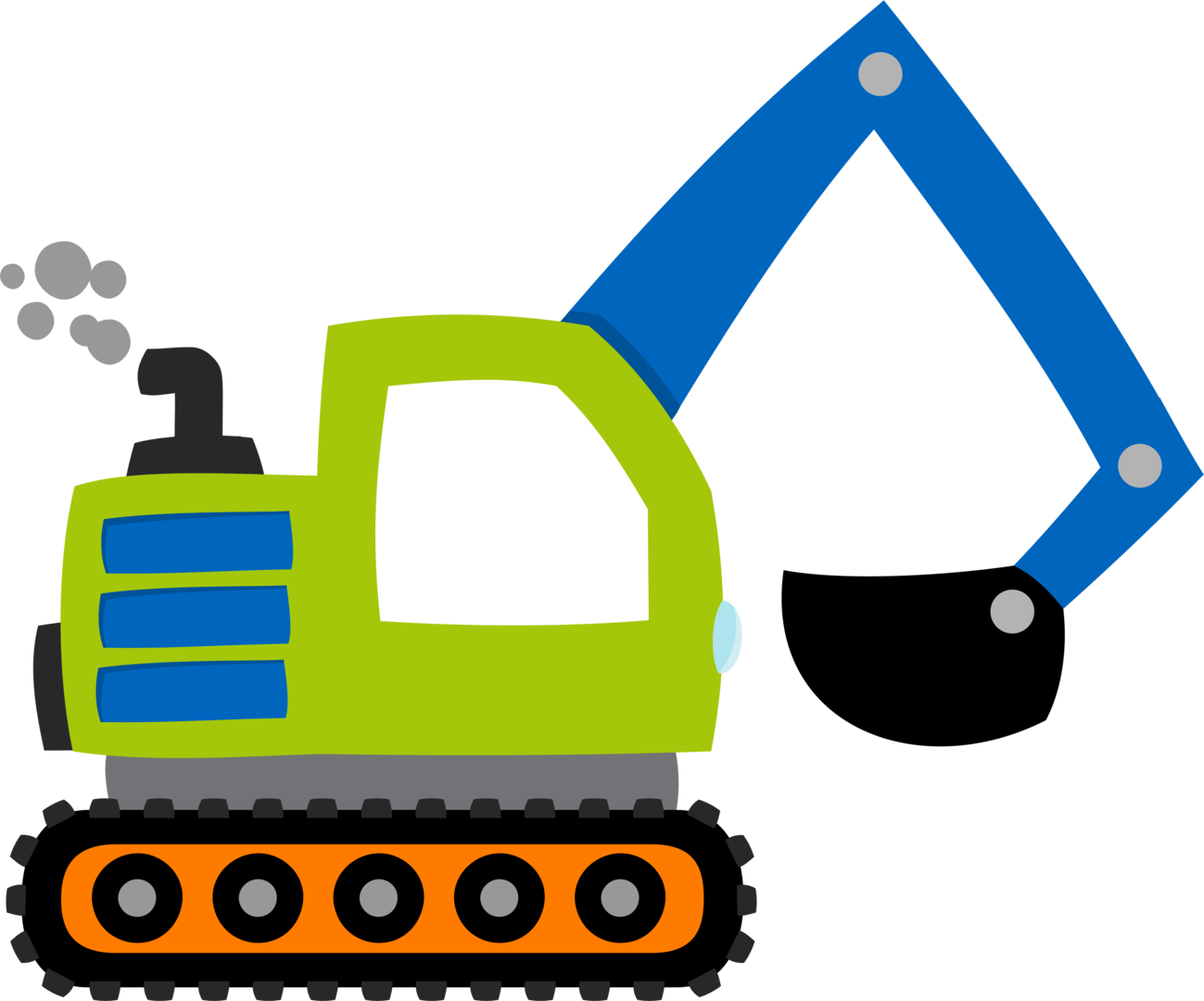 Camiones, Clipart, Construcción - Png Download (1299x1080), Png Download