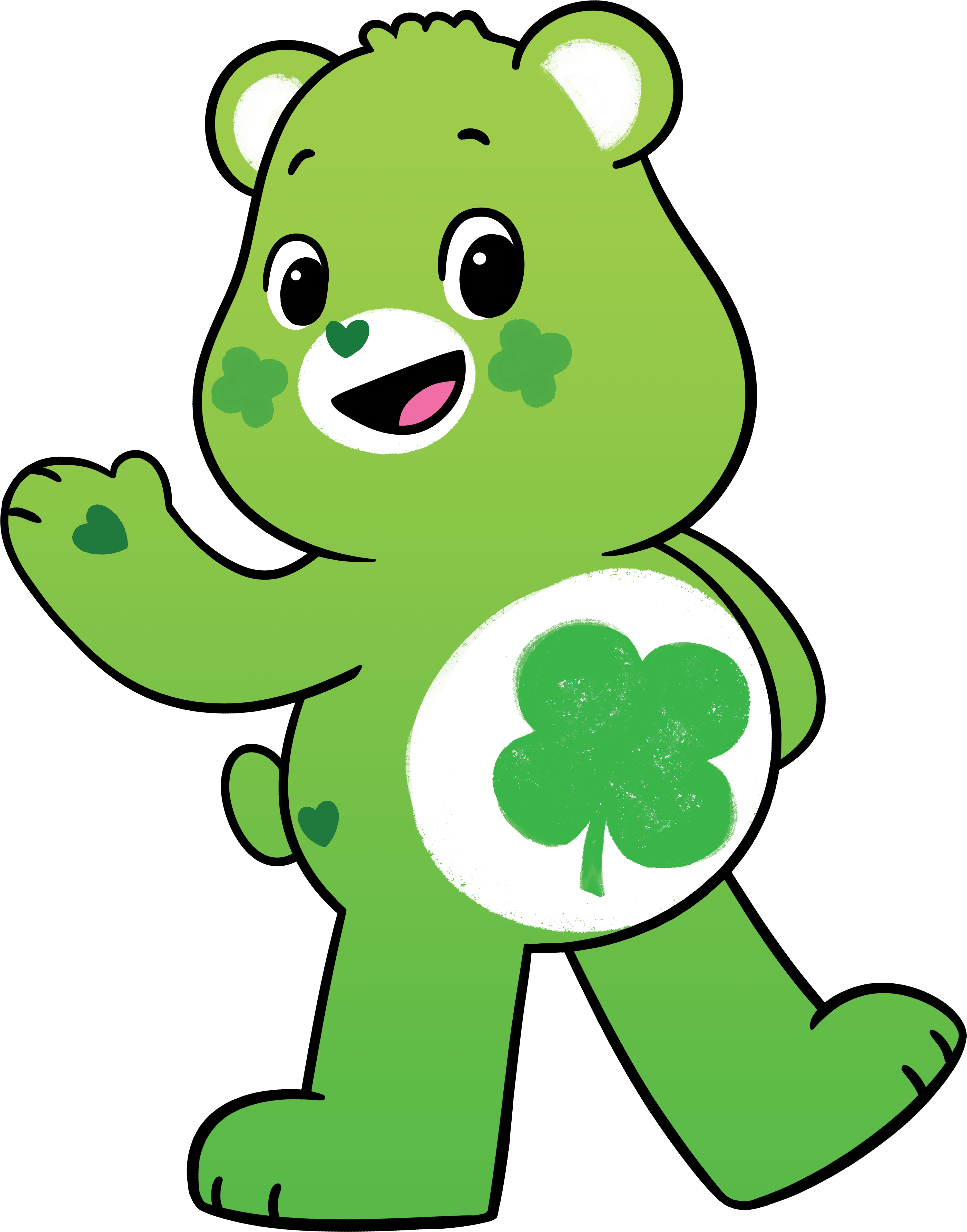 Good Luck Bear Clipart (1170x1486), Png Download