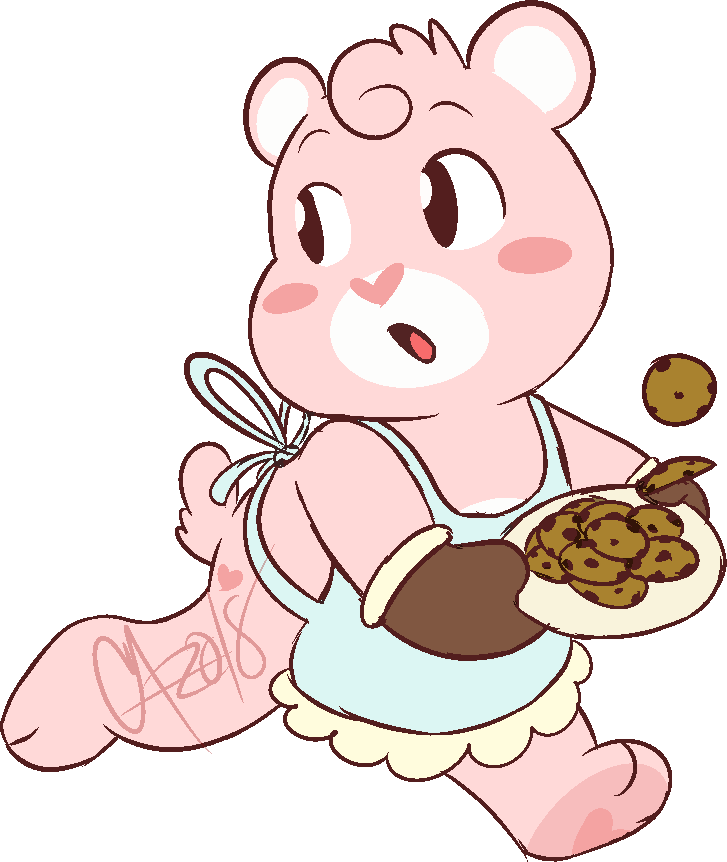 Guess Who Made A Carebear Sona Instead Of Working On Clipart (727x862), Png Download