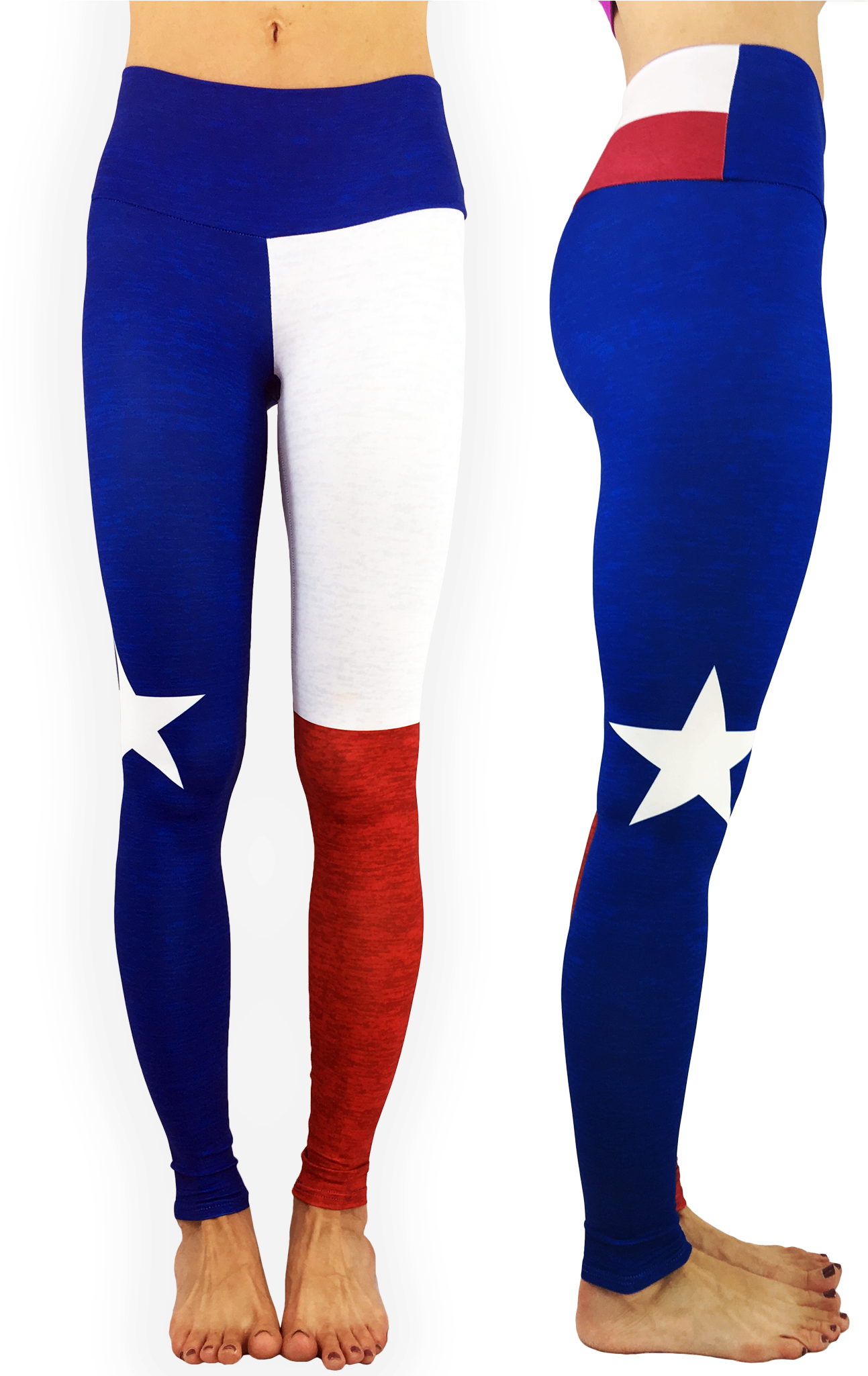 Texas Flag Yoga Pants Clipart (1293x2049), Png Download