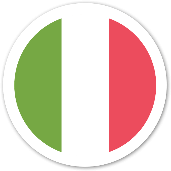 Italy Flag Sticker Clipart (570x570), Png Download